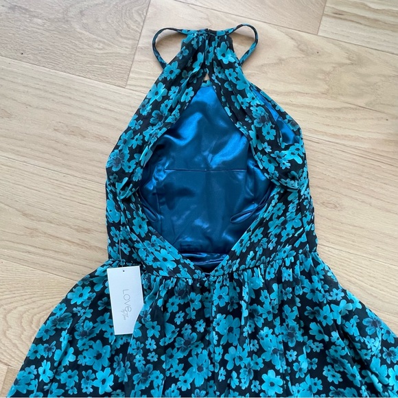 NWT Love by Theia Pleated A-Line Dress - Picture 4 of 4